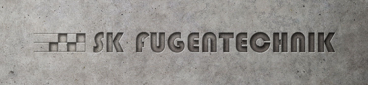 SK Fugentechnik Schriftzug in Beton